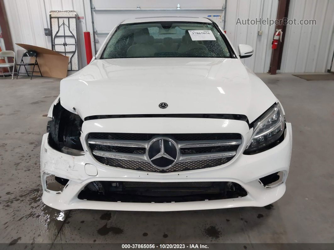 2019 Mercedes-benz C-class C 300 White vin: 55SWF8DB3KU308821