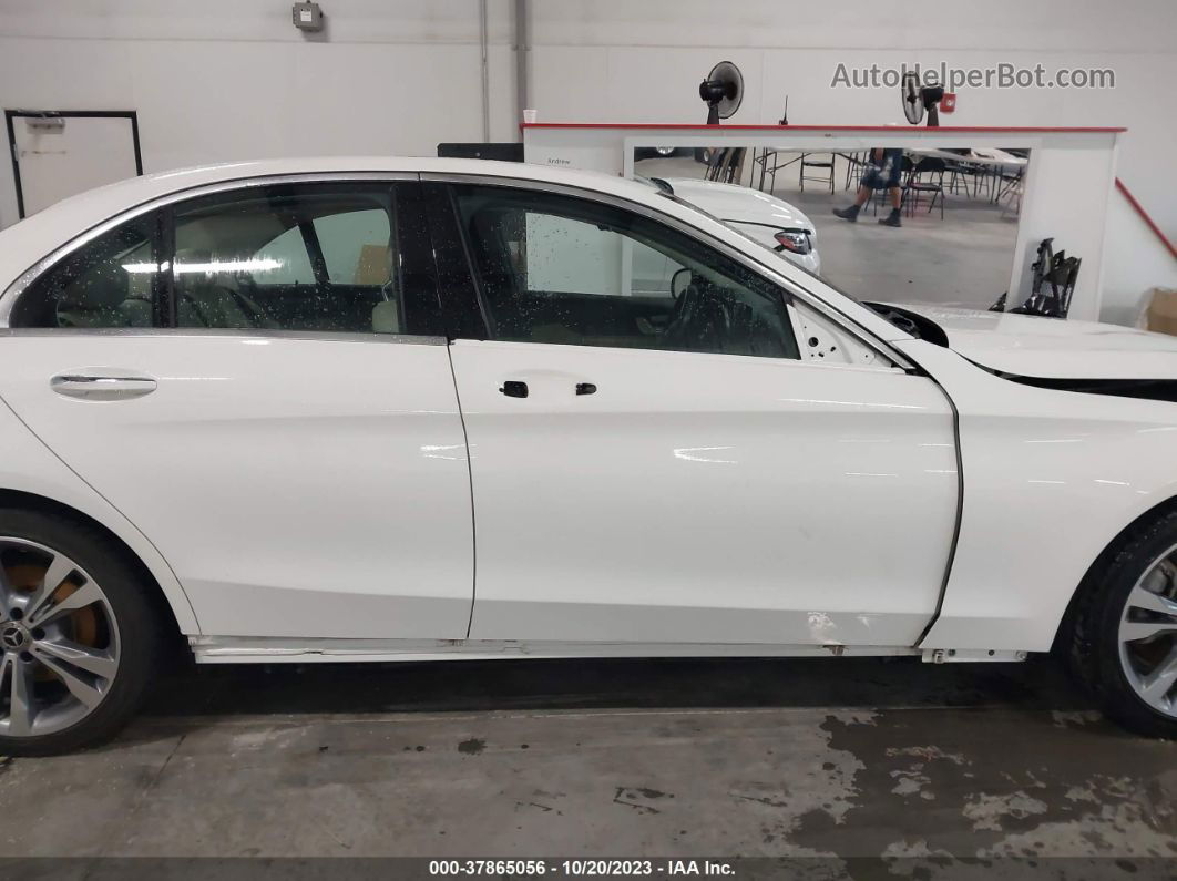 2019 Mercedes-benz C-class C 300 White vin: 55SWF8DB3KU308821