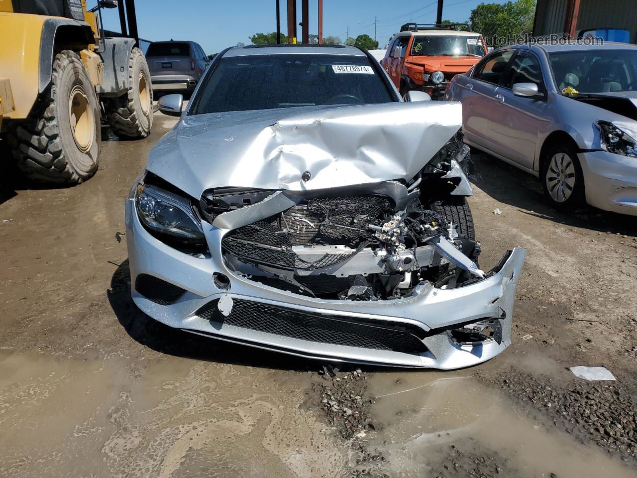 2019 Mercedes-benz C 300 Silver vin: 55SWF8DB3KU311864