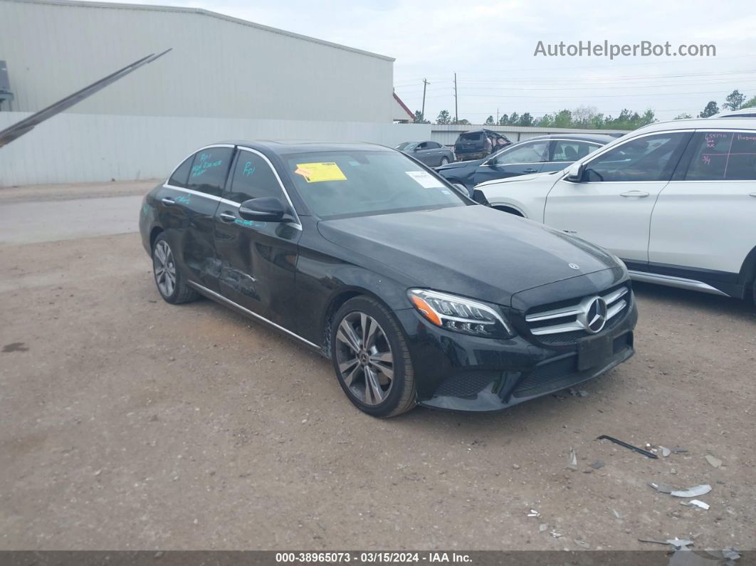 2019 Mercedes-benz C 300   Черный vin: 55SWF8DB3KU313775