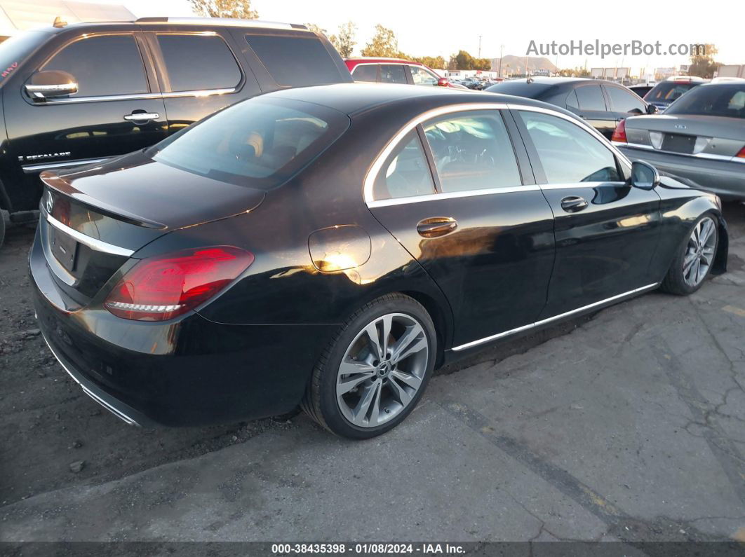 2019 Mercedes-benz C 300   Black vin: 55SWF8DB3KU318782