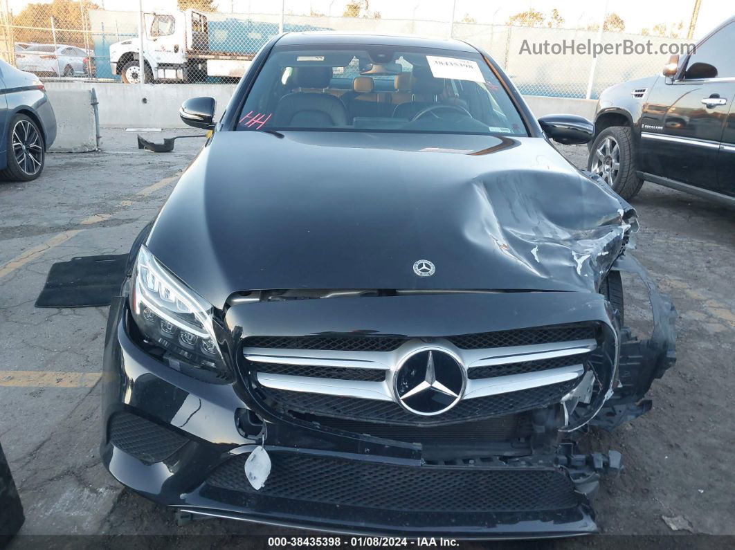 2019 Mercedes-benz C 300   Черный vin: 55SWF8DB3KU318782