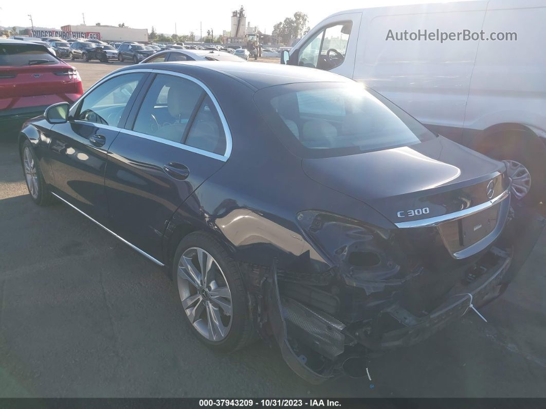 2019 Mercedes-benz C-class C 300 Dark Blue vin: 55SWF8DB4KU285789