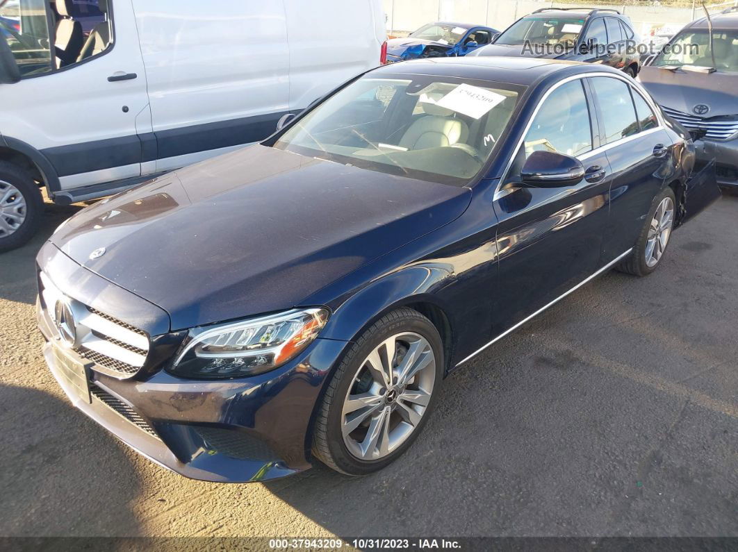 2019 Mercedes-benz C-class C 300 Dark Blue vin: 55SWF8DB4KU285789