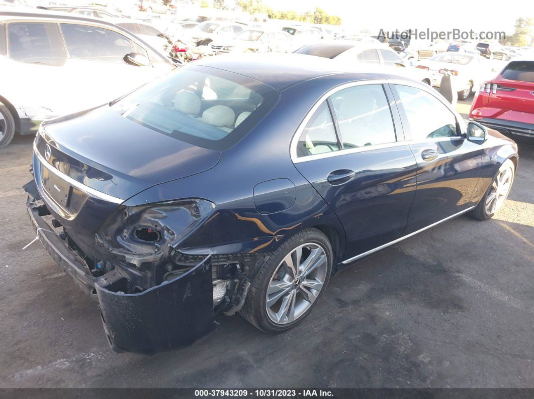 2019 Mercedes-benz C-class C 300 Dark Blue vin: 55SWF8DB4KU285789