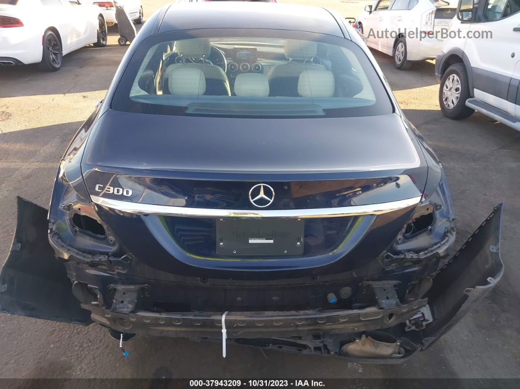 2019 Mercedes-benz C-class C 300 Dark Blue vin: 55SWF8DB4KU285789