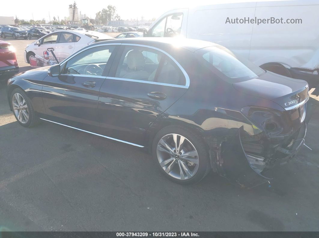 2019 Mercedes-benz C-class C 300 Dark Blue vin: 55SWF8DB4KU285789