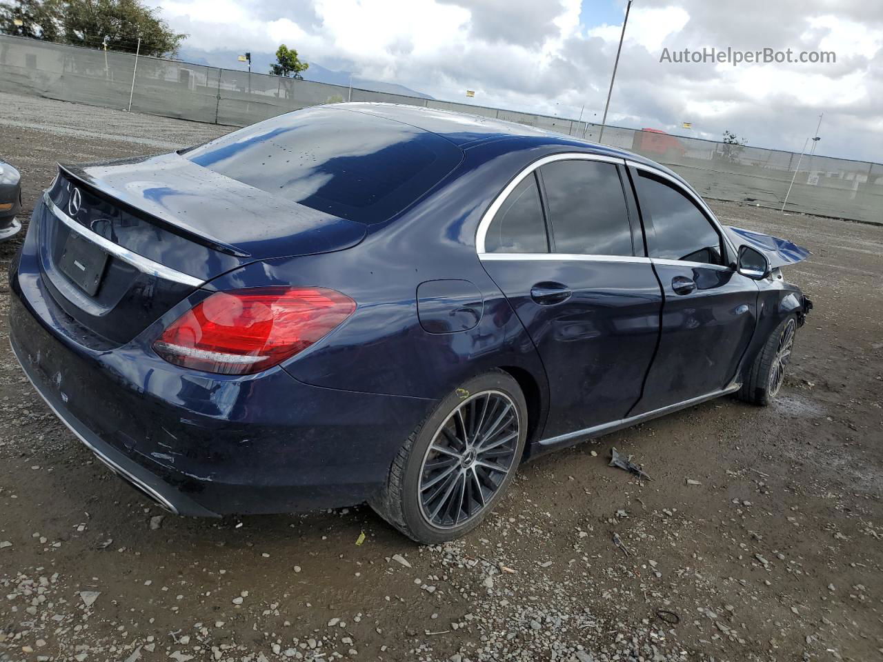 2019 Mercedes-benz C 300 Blue vin: 55SWF8DB4KU288501