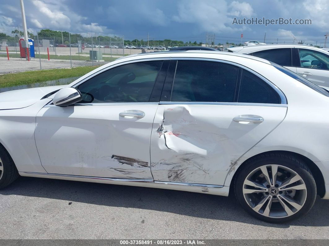 2019 Mercedes-benz C-class C 300 White vin: 55SWF8DB4KU294041