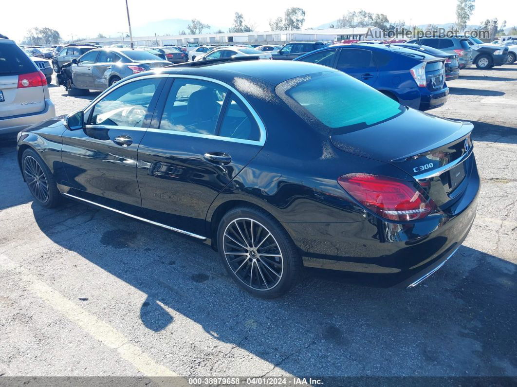 2019 Mercedes-benz C 300   Black vin: 55SWF8DB4KU297845