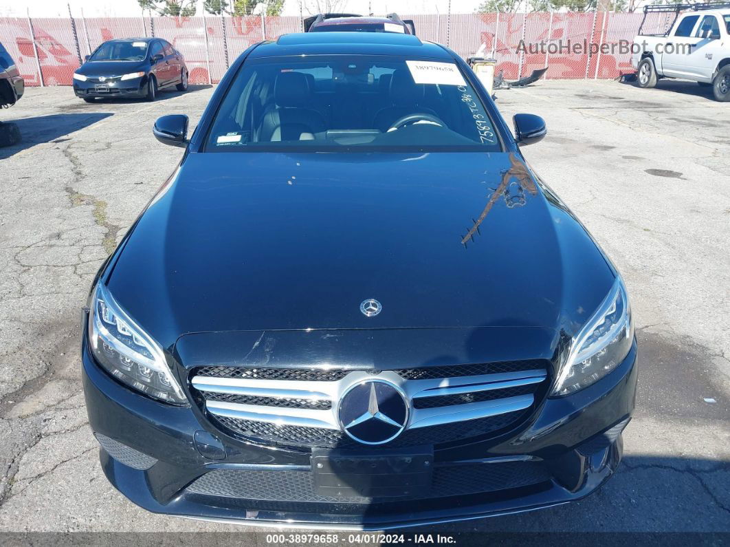 2019 Mercedes-benz C 300   Черный vin: 55SWF8DB4KU297845