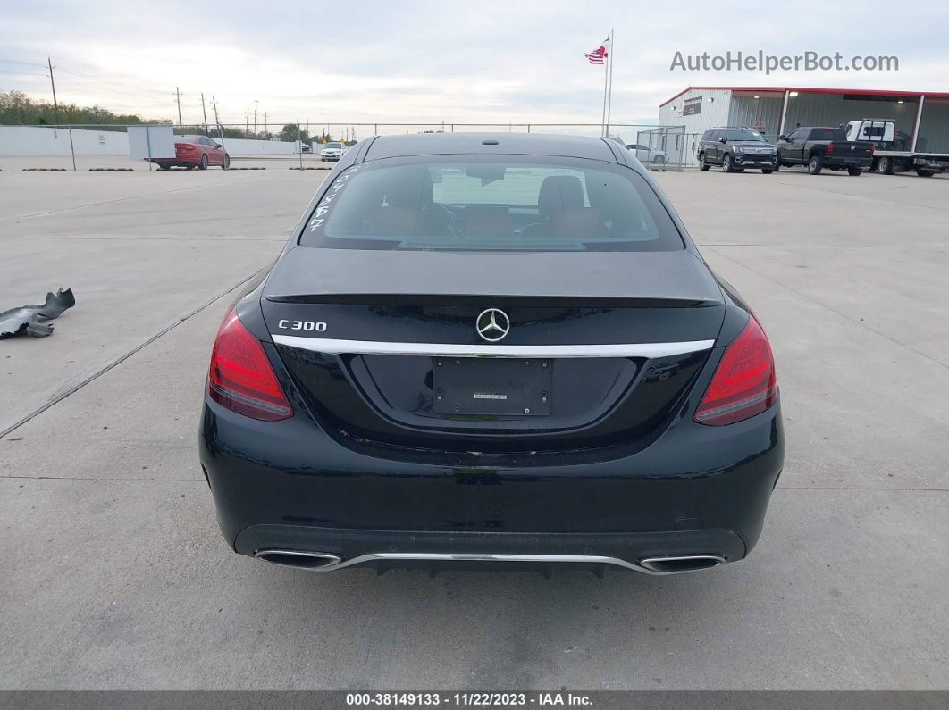 2019 Mercedes-benz C 300 Черный vin: 55SWF8DB4KU304857