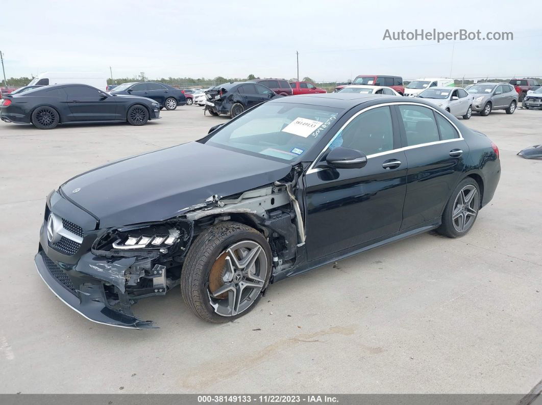 2019 Mercedes-benz C 300 Черный vin: 55SWF8DB4KU304857