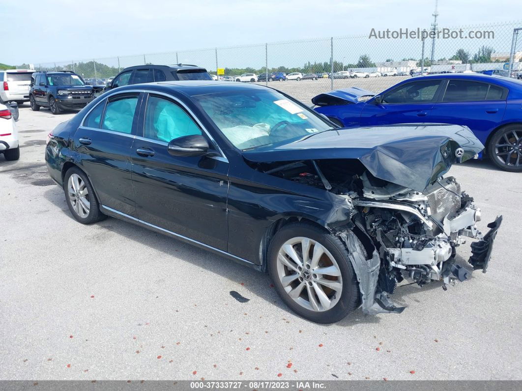 2019 Mercedes-benz C 300 Черный vin: 55SWF8DB4KU308956