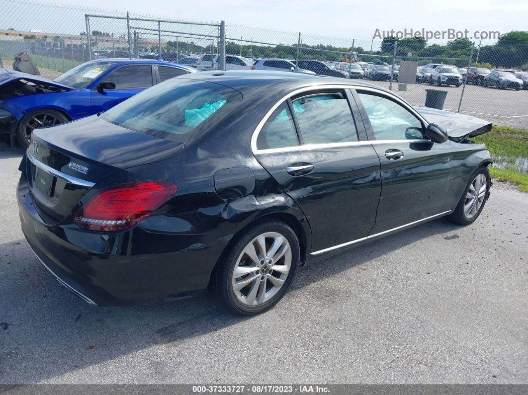 2019 Mercedes-benz C 300 Черный vin: 55SWF8DB4KU308956