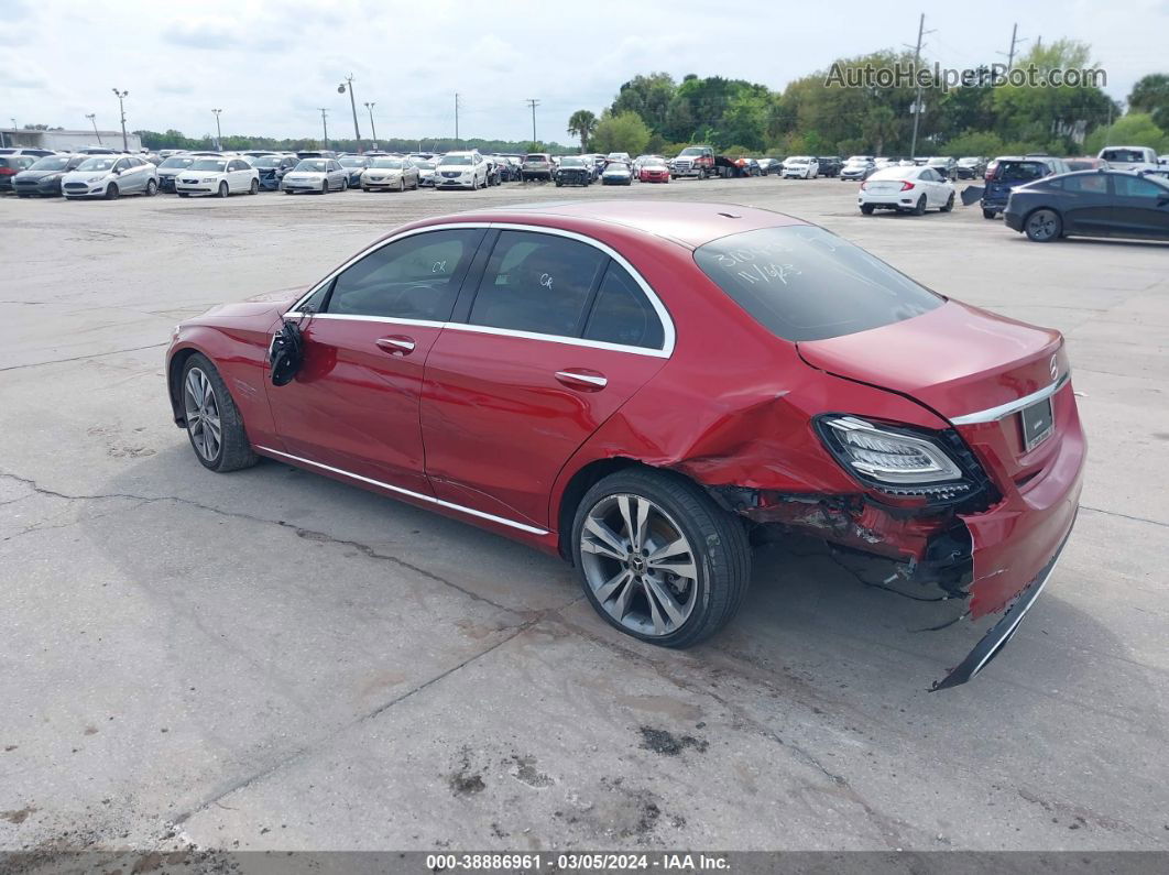 2019 Mercedes-benz C 300   Red vin: 55SWF8DB4KU310433