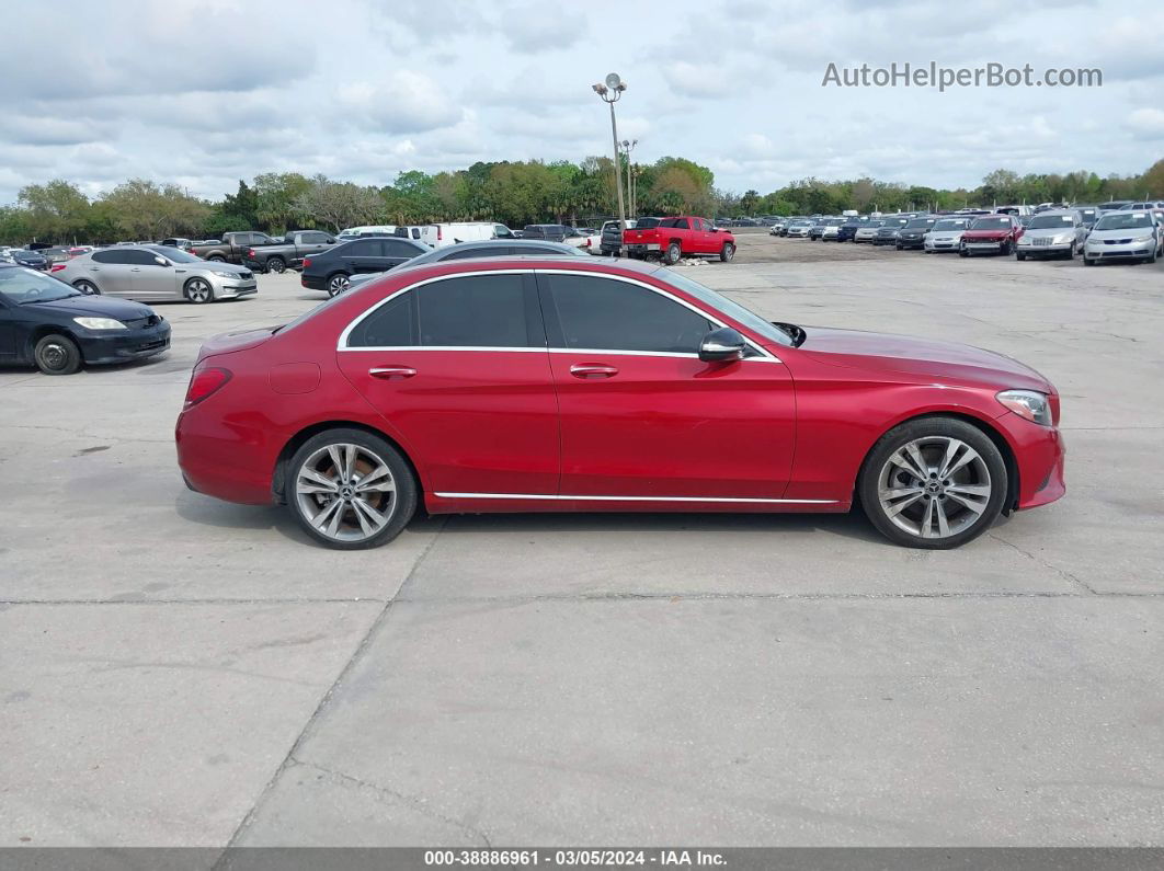 2019 Mercedes-benz C 300   Red vin: 55SWF8DB4KU310433