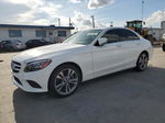 2019 Mercedes-benz C 300 White vin: 55SWF8DB5KU287826