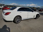 2019 Mercedes-benz C 300 White vin: 55SWF8DB5KU287826