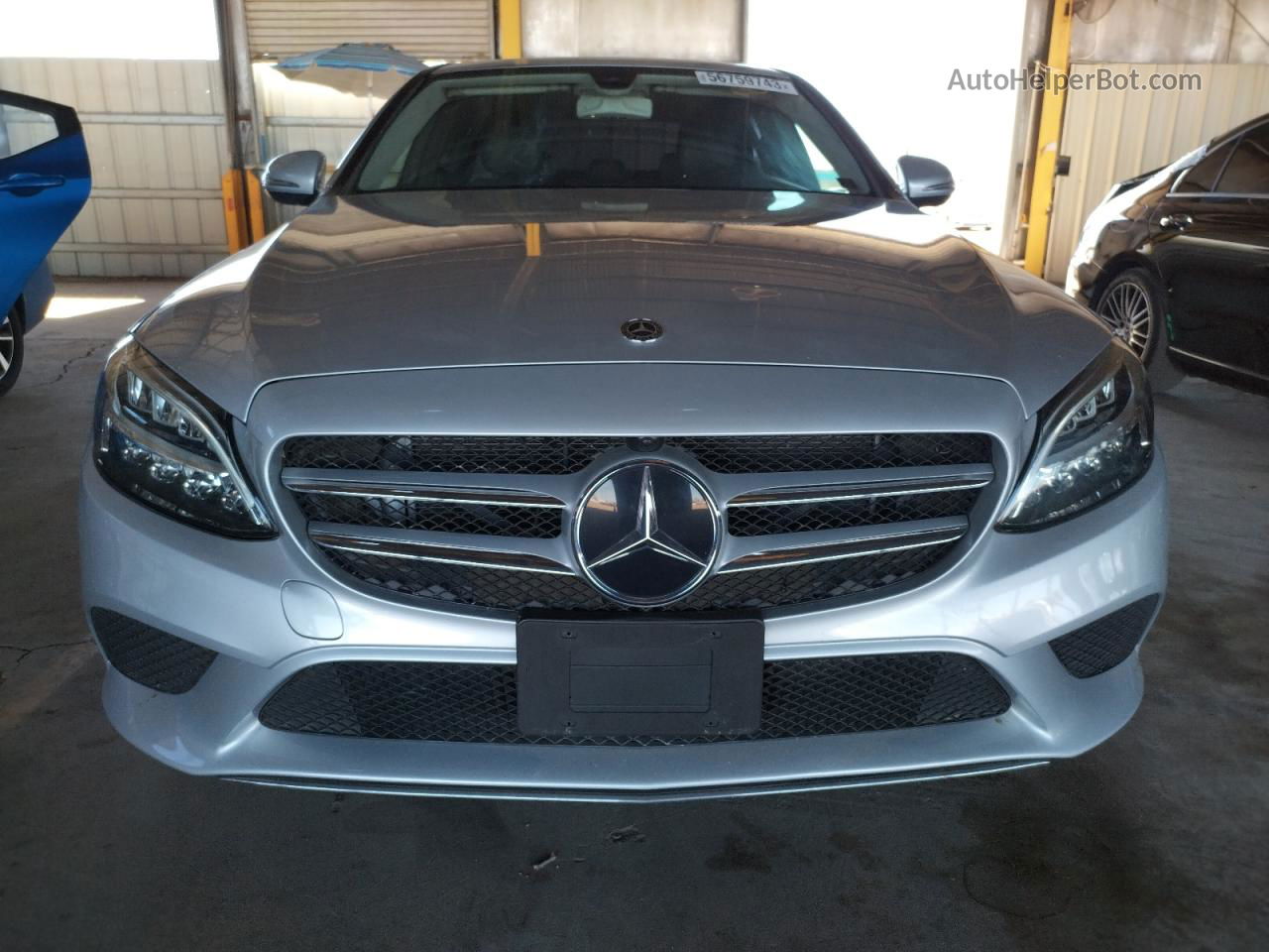 2019 Mercedes-benz C 300 Silver vin: 55SWF8DB5KU289494