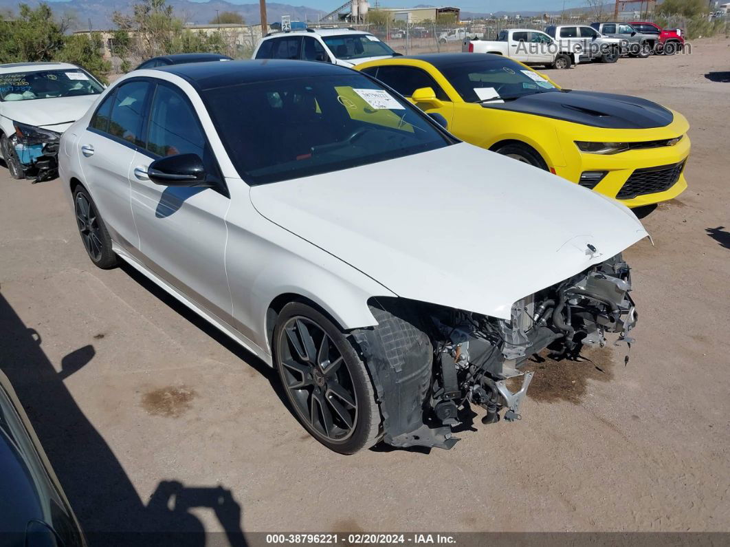 2019 Mercedes-benz C 300   Белый vin: 55SWF8DB5KU297384