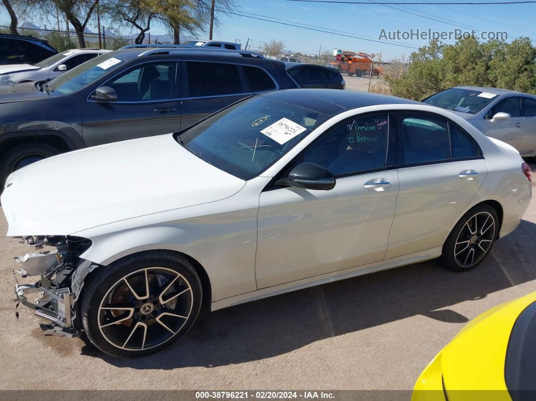 2019 Mercedes-benz C 300   White vin: 55SWF8DB5KU297384