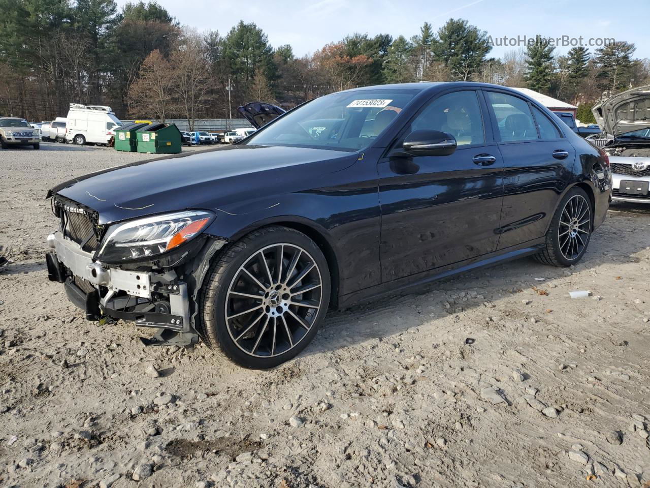 2019 Mercedes-benz C 300 Blue vin: 55SWF8DB5KU297837