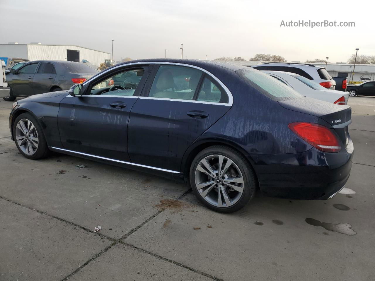 2019 Mercedes-benz C 300 Blue vin: 55SWF8DB5KU298647