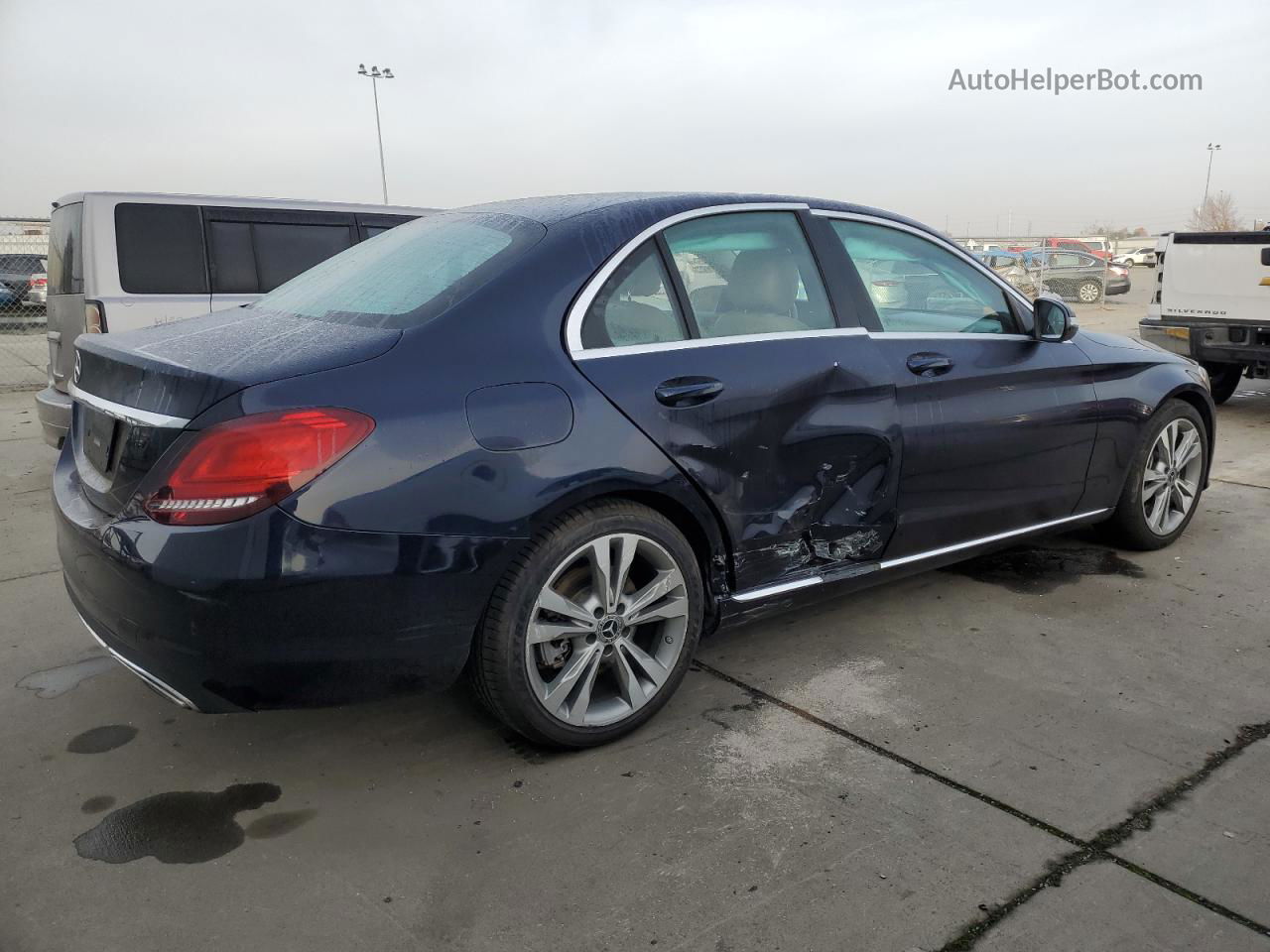 2019 Mercedes-benz C 300 Blue vin: 55SWF8DB5KU298647