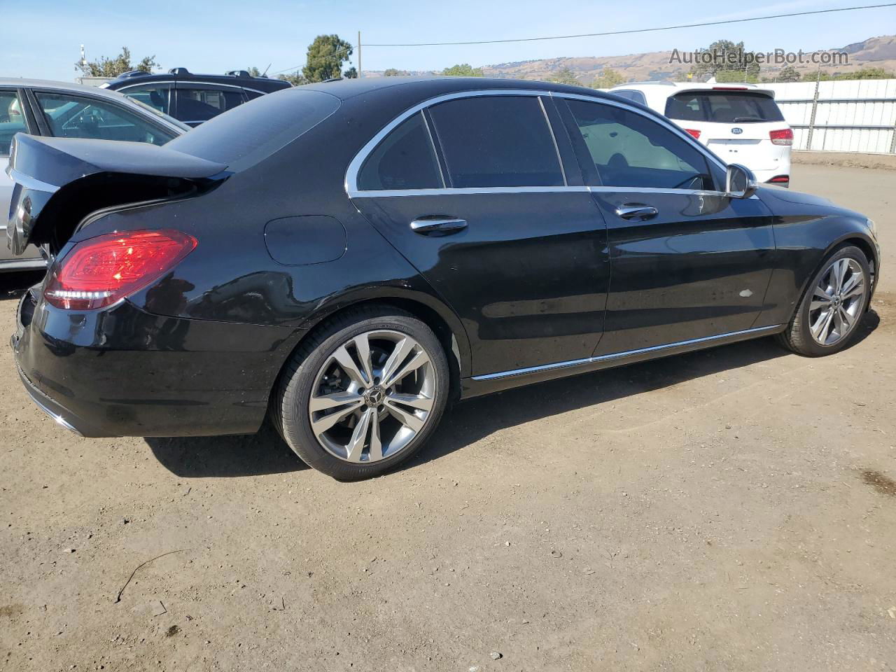 2019 Mercedes-benz C 300 Black vin: 55SWF8DB5KU300591