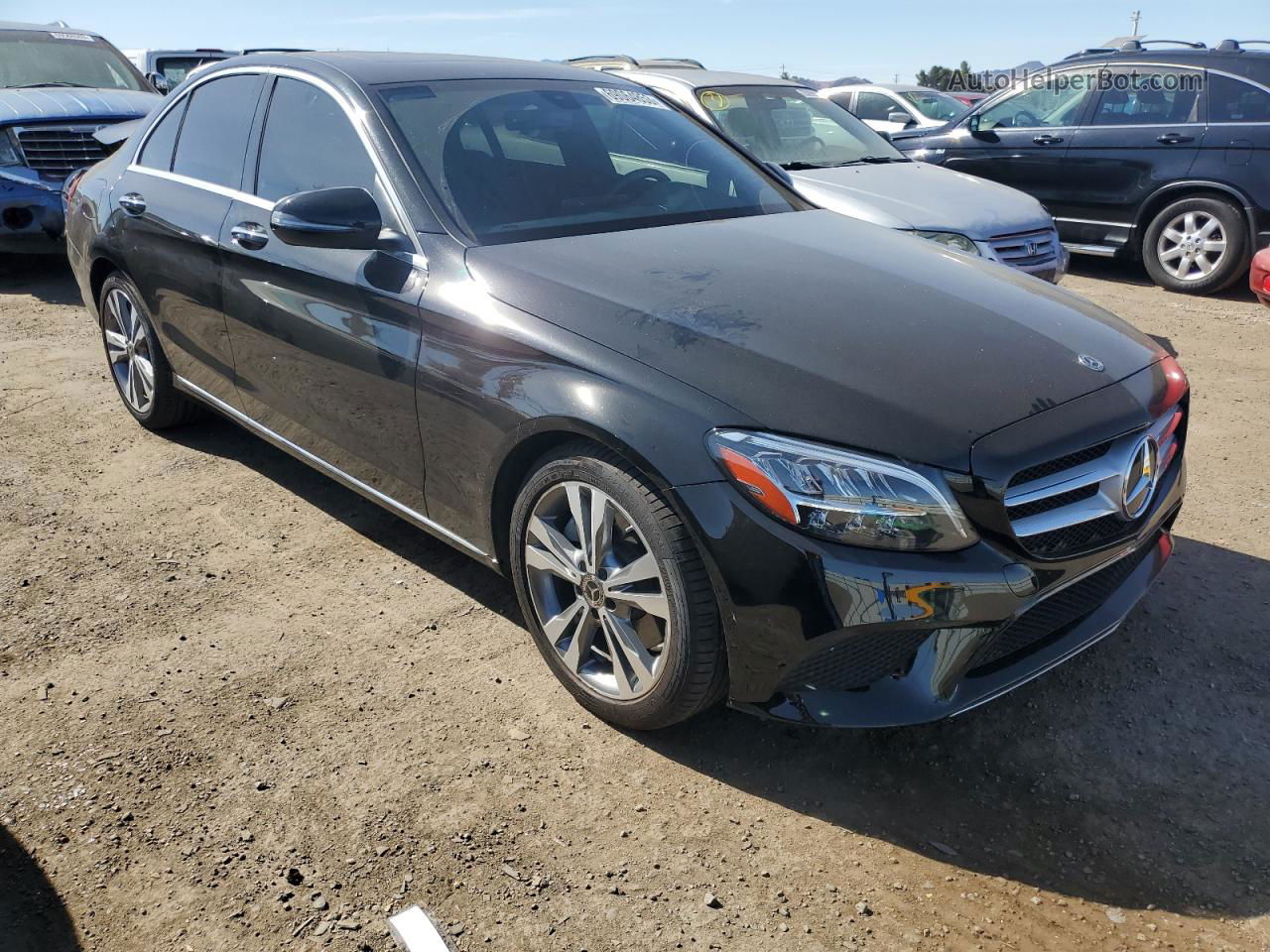 2019 Mercedes-benz C 300 Black vin: 55SWF8DB5KU300591