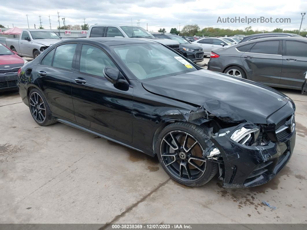 2019 Mercedes-benz C-class C 300 Black vin: 55SWF8DB5KU319464