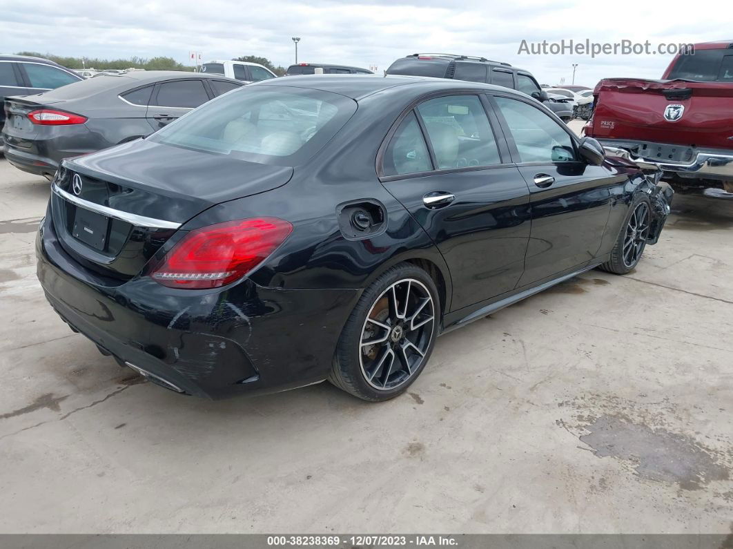 2019 Mercedes-benz C-class C 300 Black vin: 55SWF8DB5KU319464