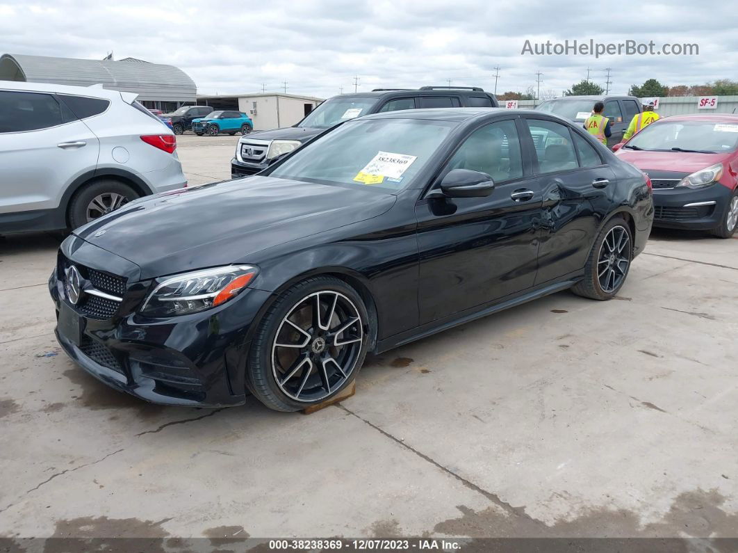 2019 Mercedes-benz C-class C 300 Black vin: 55SWF8DB5KU319464