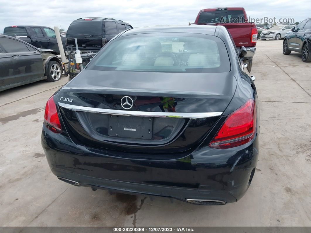 2019 Mercedes-benz C-class C 300 Black vin: 55SWF8DB5KU319464