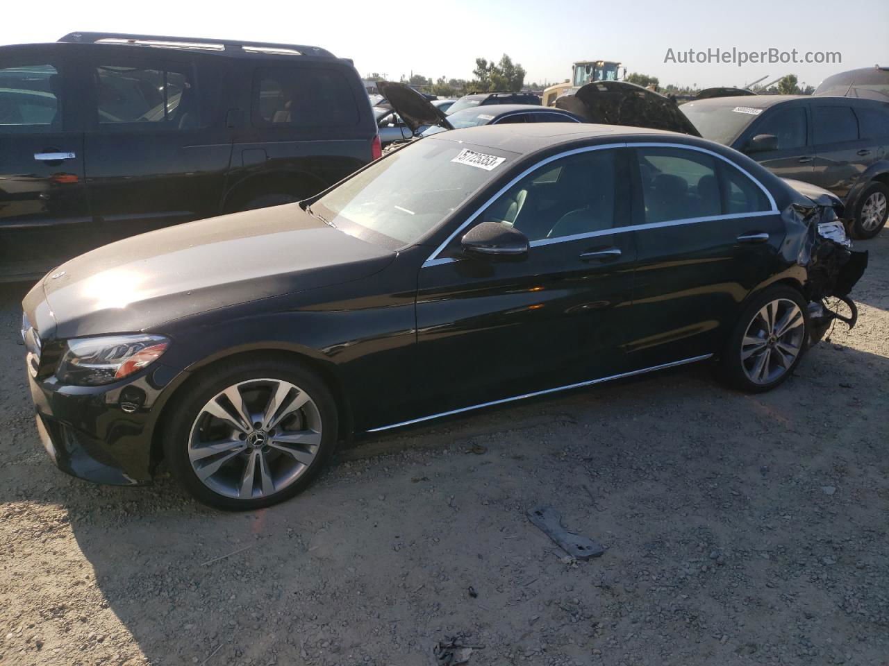 2019 Mercedes-benz C 300 Black vin: 55SWF8DB6KU287950