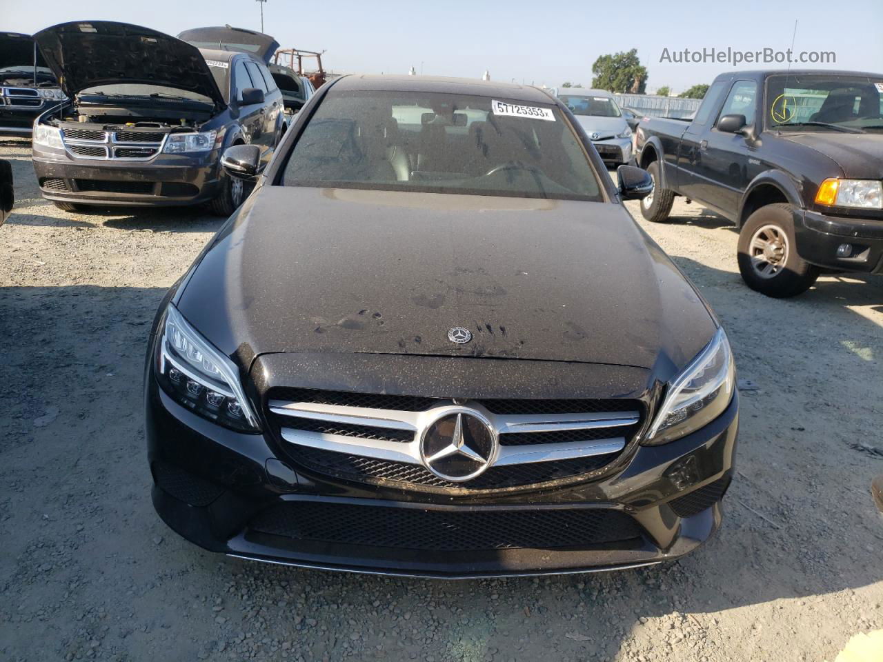 2019 Mercedes-benz C 300 Black vin: 55SWF8DB6KU287950