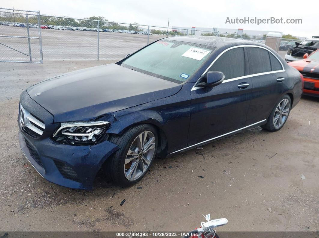 2019 Mercedes-benz C 300 Dark Blue vin: 55SWF8DB6KU288855