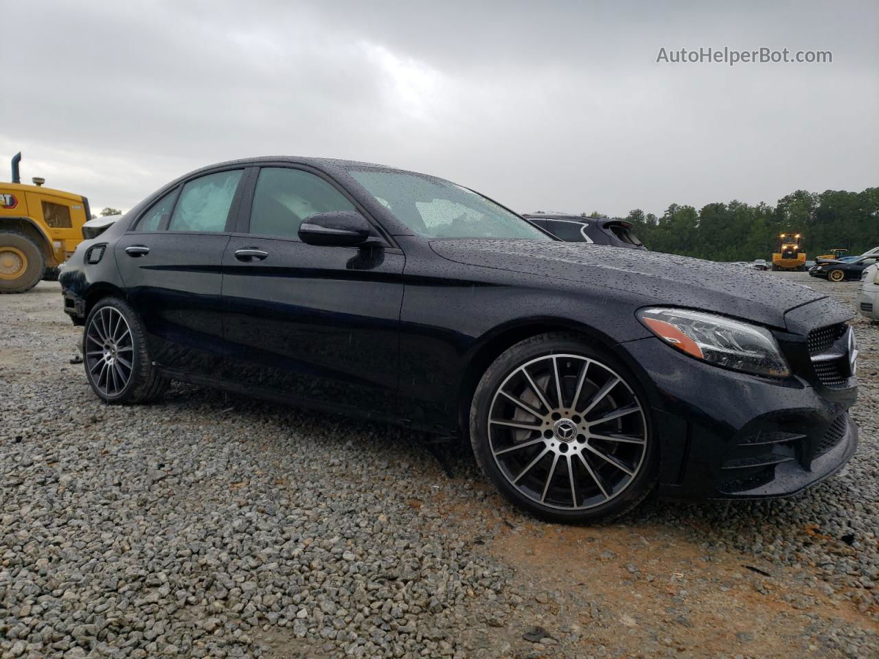 2019 Mercedes-benz C 300 Черный vin: 55SWF8DB6KU289410