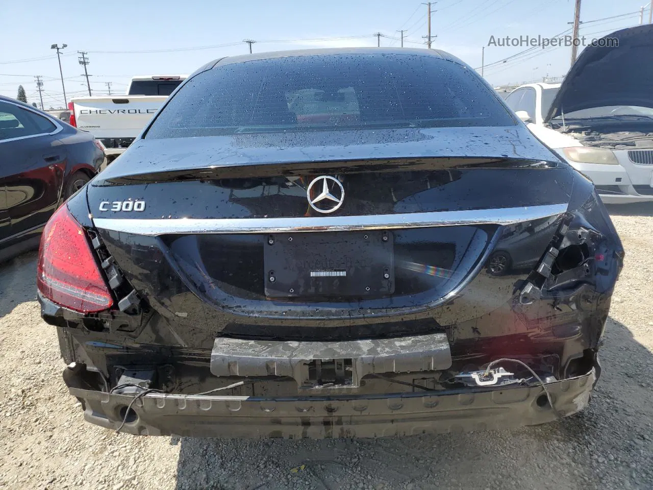 2019 Mercedes-benz C 300 Black vin: 55SWF8DB6KU293764