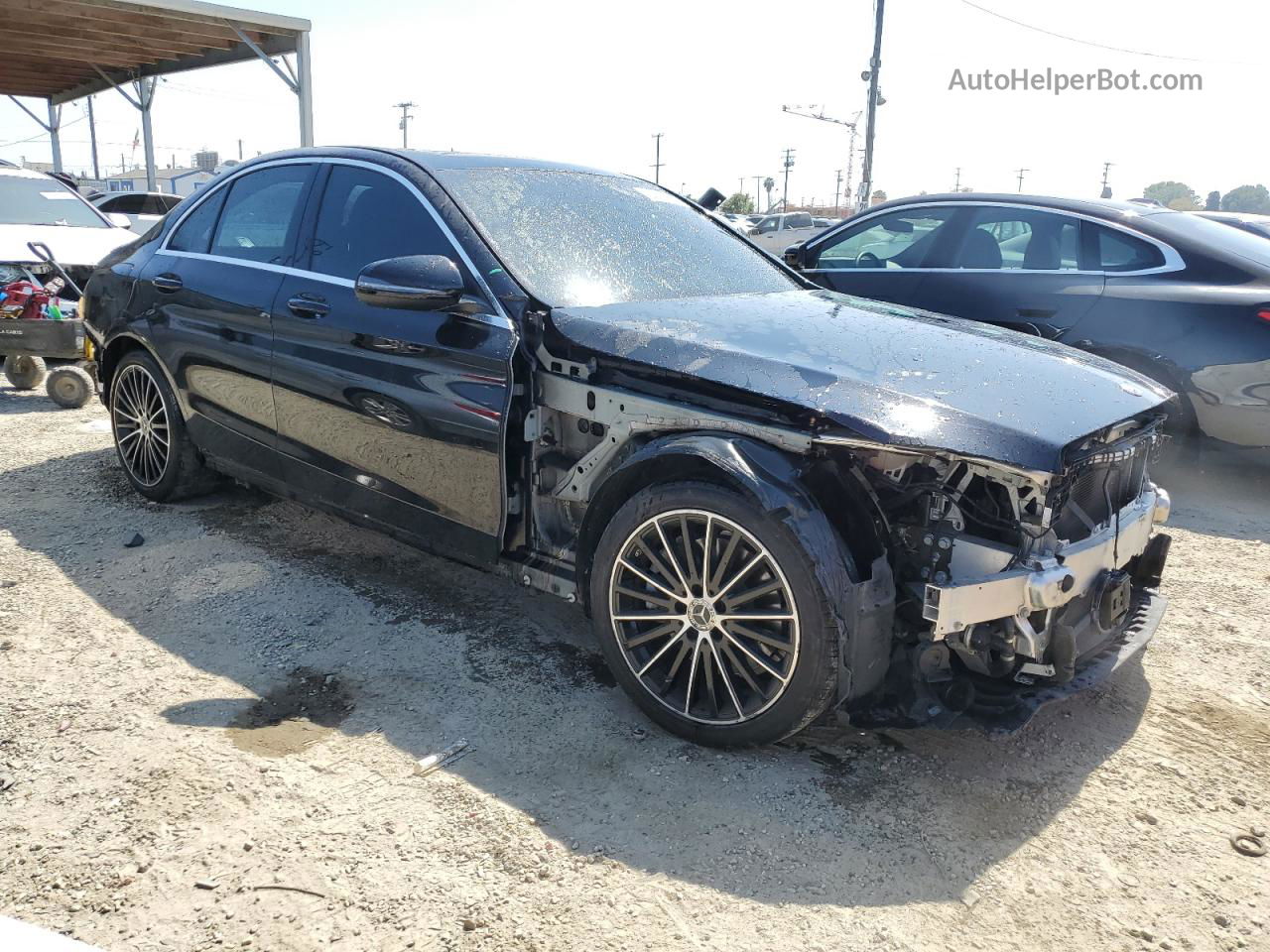 2019 Mercedes-benz C 300 Black vin: 55SWF8DB6KU293764