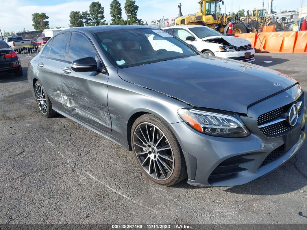 2019 Mercedes-benz C 300   Gray vin: 55SWF8DB6KU297412