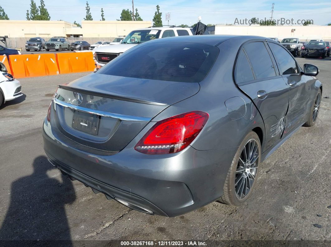 2019 Mercedes-benz C 300   Gray vin: 55SWF8DB6KU297412