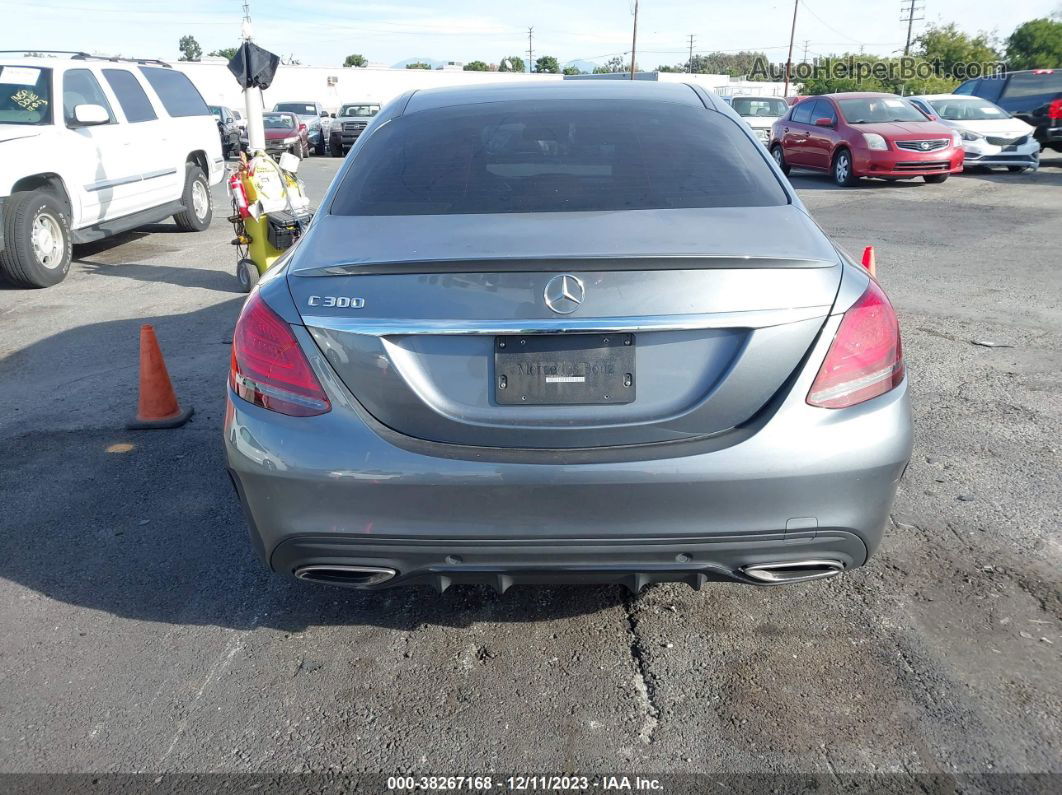 2019 Mercedes-benz C 300   Серый vin: 55SWF8DB6KU297412