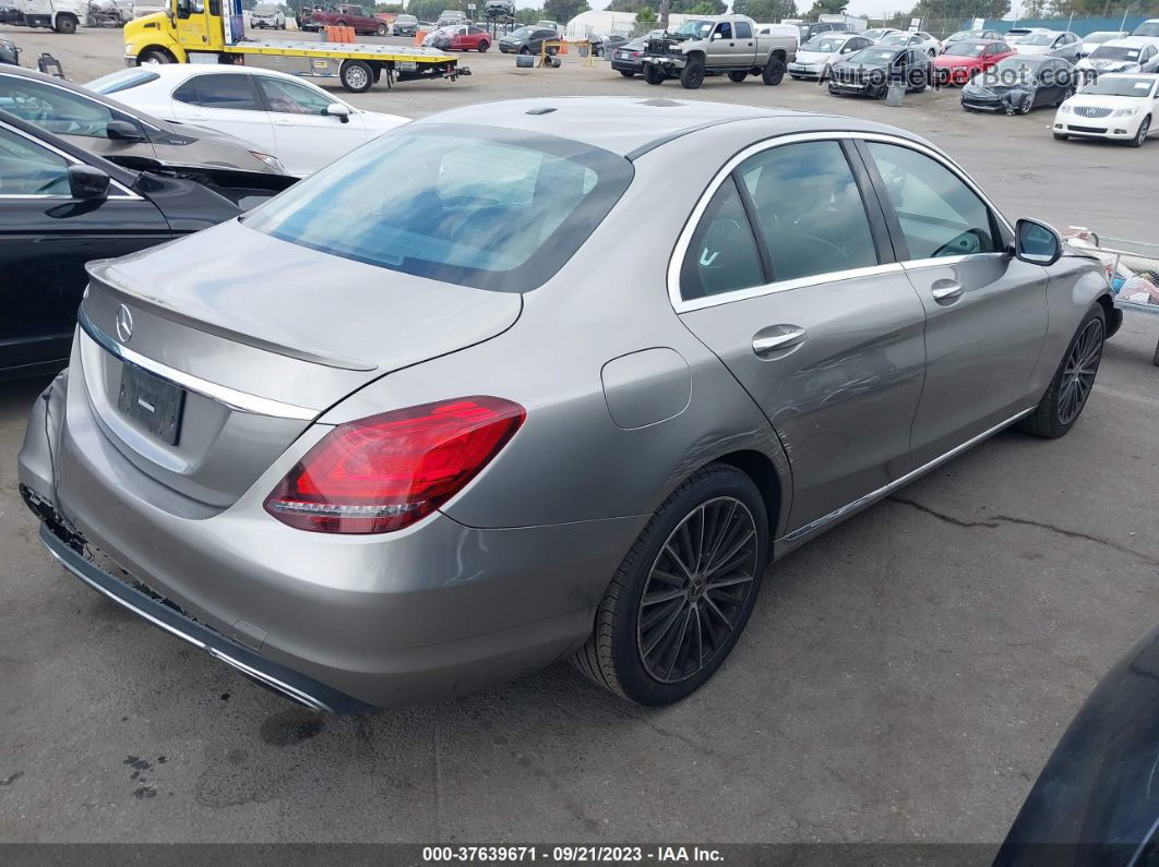 2019 Mercedes-benz C 300 Gray vin: 55SWF8DB6KU299645