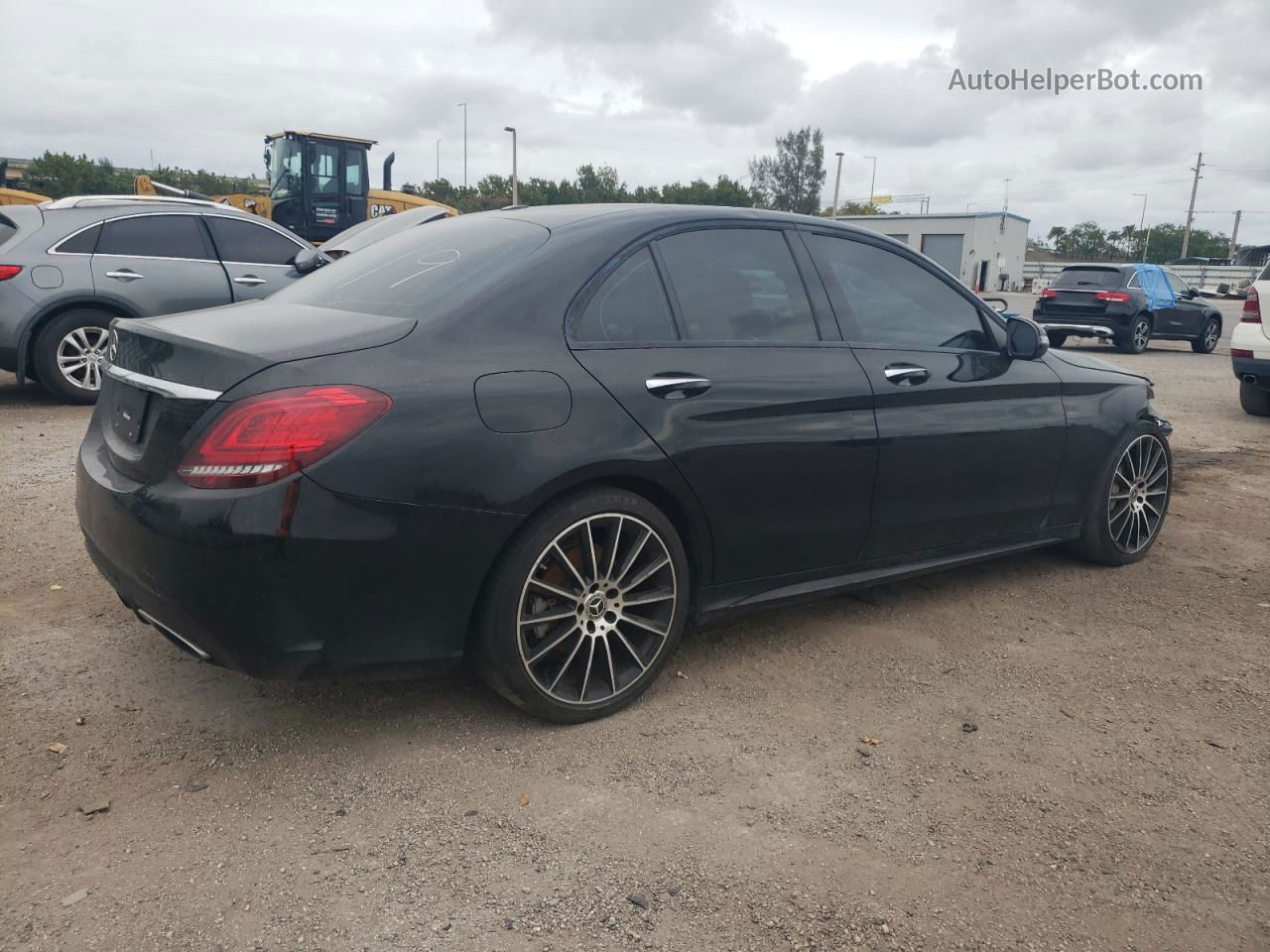 2019 Mercedes-benz C 300 Black vin: 55SWF8DB6KU303256