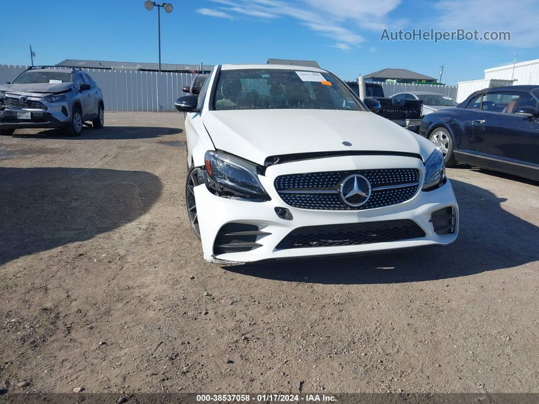 2019 Mercedes-benz C 300   White vin: 55SWF8DB7KU292087