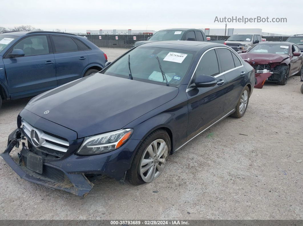 2019 Mercedes-benz C 300   Dark Blue vin: 55SWF8DB7KU292719