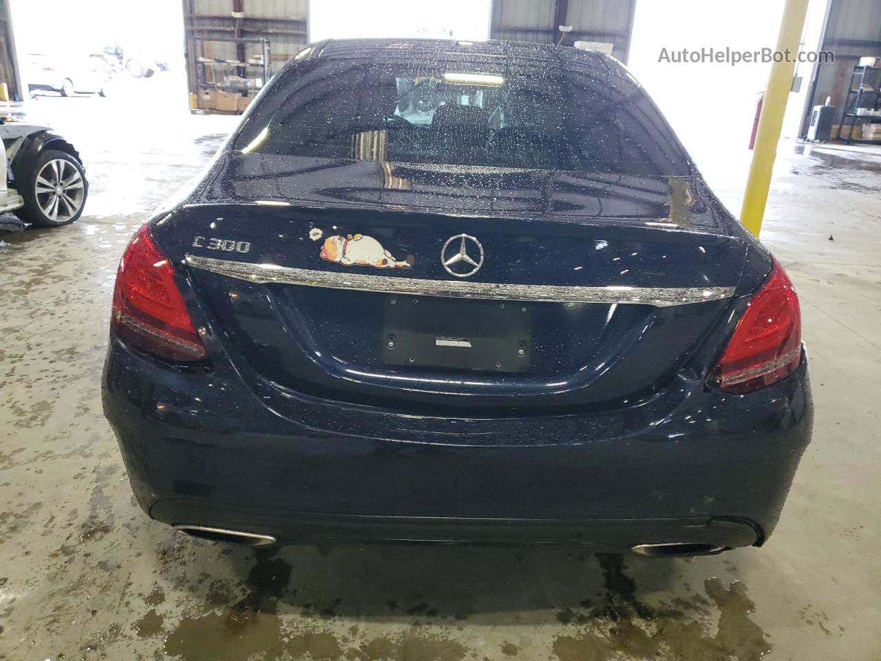 2019 Mercedes-benz C 300 Blue vin: 55SWF8DB7KU297421