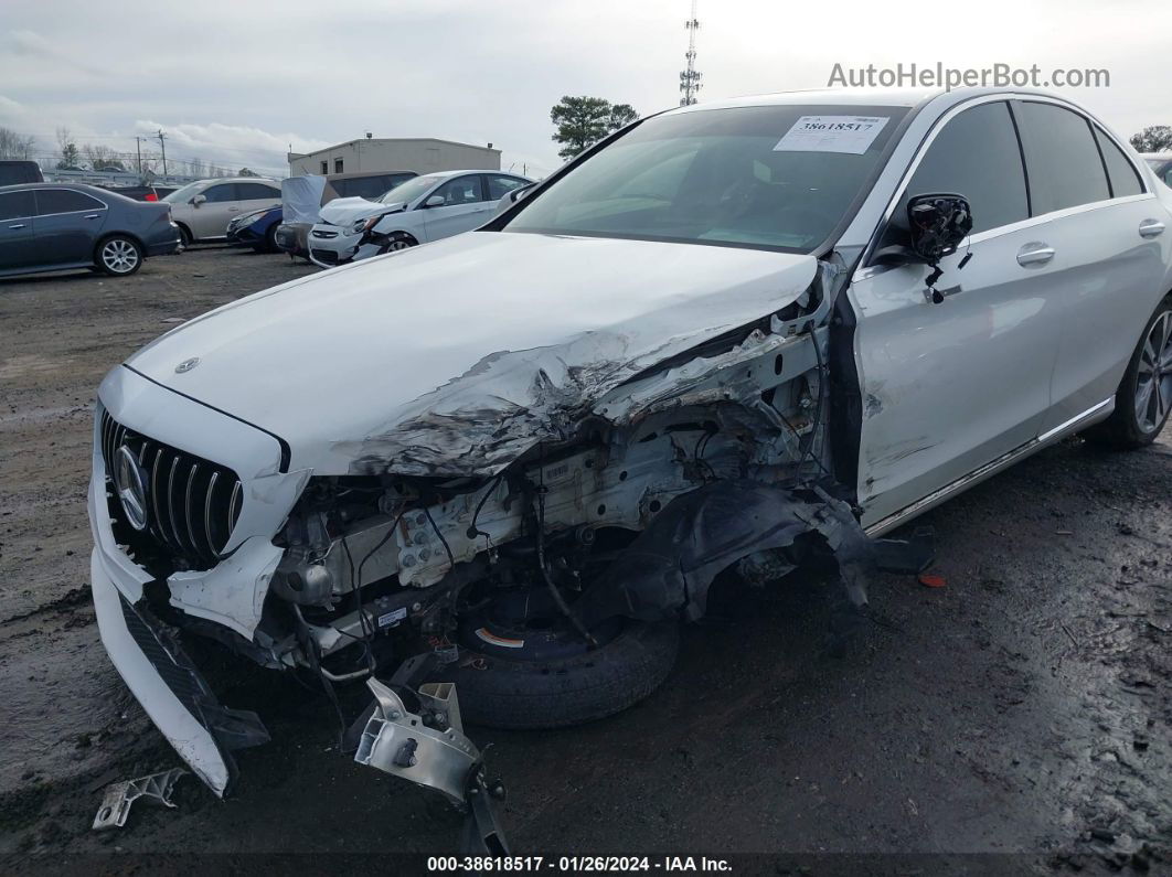 2019 Mercedes-benz C 300   White vin: 55SWF8DB7KU300916